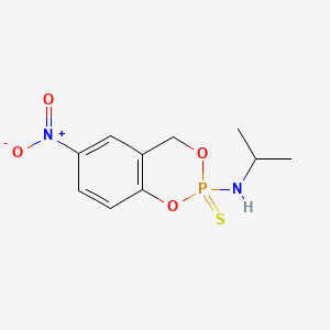 N-(1-Methylethyl)-6-nitro-4H-1,3,2-benzodioxaphosphorin-2-amine 2-sulfide