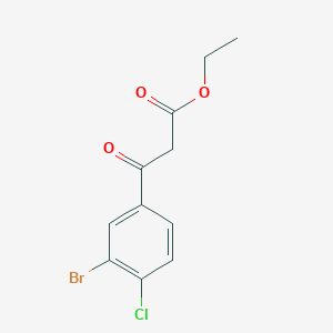 Ethyl 3-(3-bromo-4-chlorophenyl)-3-oxopropanoate