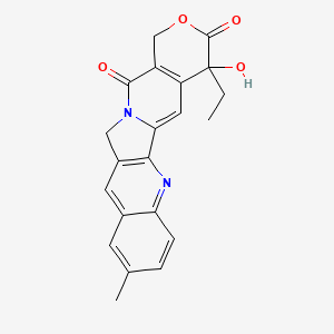 19-ethyl-19-hydroxy-7-methyl-17-oxa-3,13-diazapentacyclo[11.8.0.02,11.04,9.015,20]henicosa-1(21),2(11),3,5,7,9,15(20)-heptaene-14,18-dione