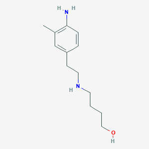 4-{[2-(4-Amino-3-methylphenyl)ethyl]amino}butan-1-OL