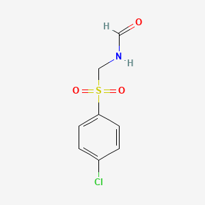 N-[(4-Chlorobenzene-1-sulfonyl)methyl]formamide