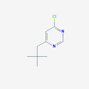 molecular formula C9H13ClN2 B1433350 4-Chloro-6-neopentylpyrimidine CAS No. 1308869-67-1