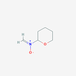 2H-Pyran-2-amine, tetrahydro-N-methylene-, N-oxide