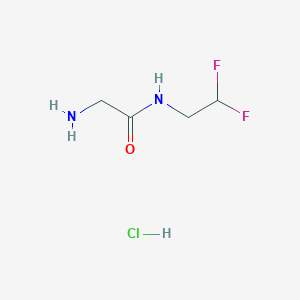 2-aMino-N-(2,2-difluoroethyl)acetaMide hydrochloride