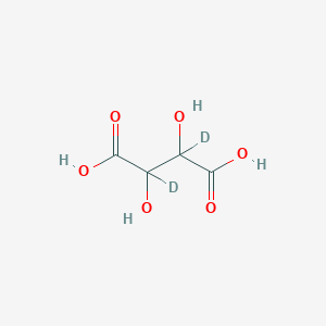 molecular formula C4H6O6 B1433363 DL-Tartaric-2,3-D2 acid CAS No. 91469-46-4