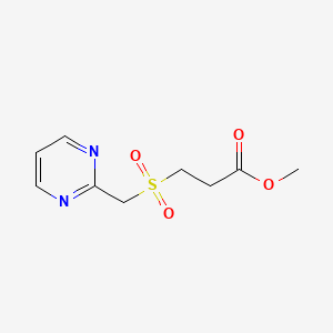 Methyl 3-(pyrimidin-2-ylmethanesulfonyl)propanoate