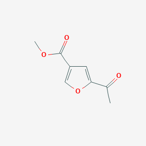 molecular formula C8H8O4 B1433381 5-乙酰呋喃-3-甲酸甲酯 CAS No. 99595-90-1