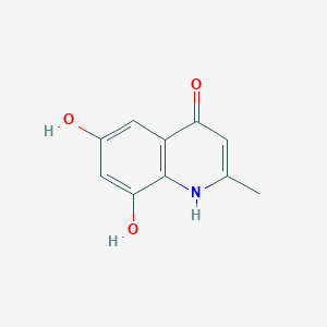 molecular formula C10H9NO3 B1433383 2-Methylquinoline-4,6,8-triol CAS No. 858474-96-1