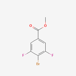 molecular formula C8H5BrF2O2 B1433389 Methyl 4-bromo-3,5-difluorobenzoate CAS No. 1803565-64-1