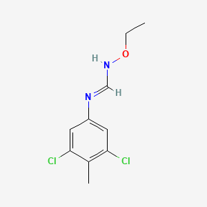 N-(3,5-dichloro-4-methylphenyl)-N-ethoxymethanimidamide