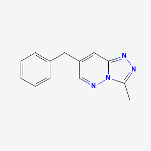 1,2,4-Triazolo(4,3-b)pyridazine, 3-methyl-7-(phenylmethyl)-