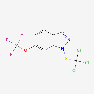 1H-Indazole, 1-[(trichloromethyl)thio]-6-(trifluoromethoxy)-