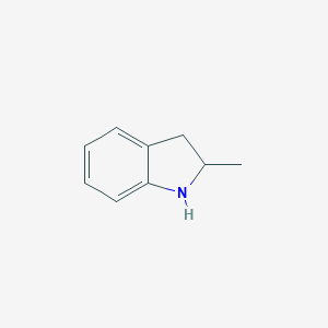 molecular formula C9H11N B143341 2-甲基吲哚 CAS No. 6872-06-6