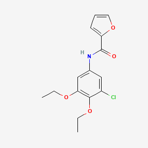 N-(3-Chloro-4,5-diethoxyphenyl)furan-2-carboxamide