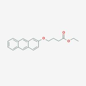 Ethyl 4-[(anthracen-2-yl)oxy]butanoate