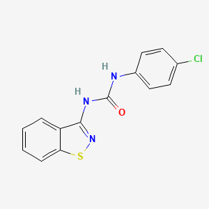 1-(1,2-Benzothiazol-3-yl)-3-(4-chlorophenyl)urea