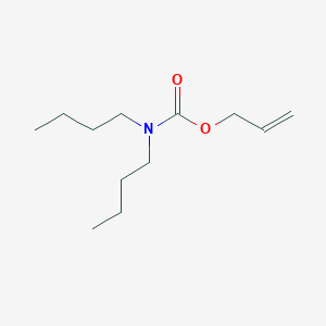 molecular formula C12H23NO2 B14334433 Carbamic acid, dibutyl-, 2-propenyl ester CAS No. 106775-55-7