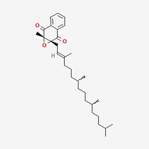 molecular formula C31H46O3 B1433444 叶绿醌环氧化物，(E,2S,3R)- CAS No. 85955-78-8