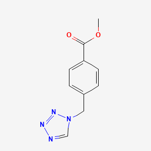 molecular formula C10H10N4O2 B1433447 Methyl 4-(1H-tetrazol-1-ylmethyl)benzoate CAS No. 1643861-98-6