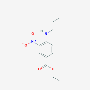 molecular formula C13H18N2O4 B1433455 4-(丁基氨基)-3-硝基苯甲酸乙酯 CAS No. 1206724-39-1