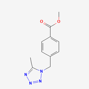 Methyl 4-[(5-methyl-1H-tetrazol-1-yl)methyl]benzoate