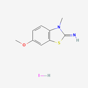 6-methoxy-3-methylbenzo[d]thiazol-2(3H)-imine hydroiodide