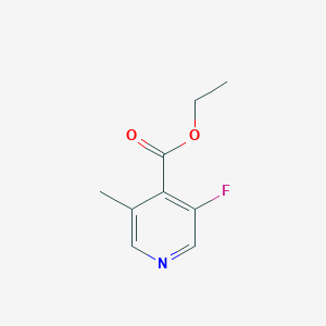 molecular formula C9H10FNO2 B1433464 Ethyl 3-fluoro-5-methylisonicotinate CAS No. 1256809-70-7