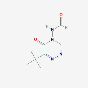 N-(6-tert-Butyl-5-oxo-1,2,4-triazin-4(5H)-yl)formamide