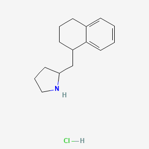 2-(1,2,3,4-Tetrahydronaphthalen-1-ylmethyl)pyrrolidine hydrochloride