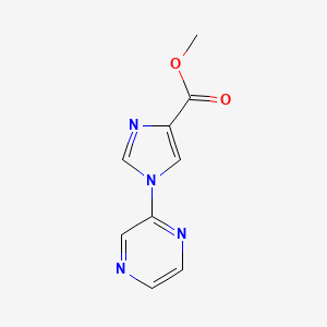 methyl 1-(pyrazin-2-yl)-1H-imidazole-4-carboxylate