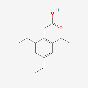 molecular formula C14H20O2 B14334832 2-(2,4,6-Triethylphenyl)acetic acid 