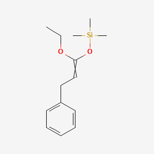 [(1-Ethoxy-3-phenylprop-1-en-1-yl)oxy](trimethyl)silane