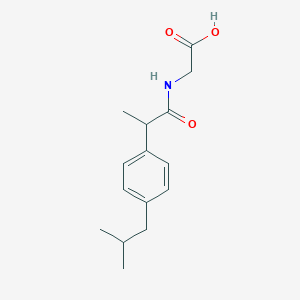 N-{2-[4-(2-Methylpropyl)phenyl]propanoyl}glycine