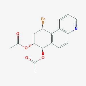 [(7R,8R,10R)-7-acetyloxy-10-bromo-7,8,9,10-tetrahydrobenzo[f]quinolin-8-yl] acetate