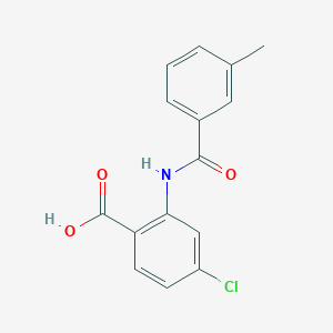 Benzoic acid, 4-chloro-2-[(3-methylbenzoyl)amino]-