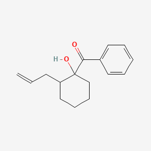 [1-Hydroxy-2-(prop-2-en-1-yl)cyclohexyl](phenyl)methanone