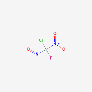 Chloro(fluoro)nitro(nitroso)methane