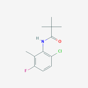 N-(6-chloro-3-fluoro-2-methylphenyl)-2,2-dimethylpropanamide