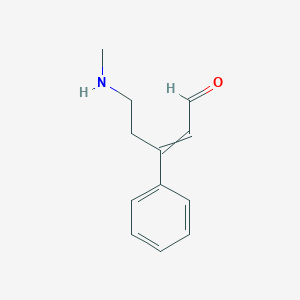 5-(Methylamino)-3-phenylpent-2-enal