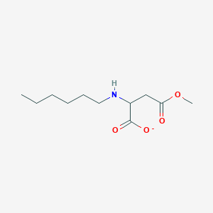 2-(Hexylamino)-4-methoxy-4-oxobutanoate