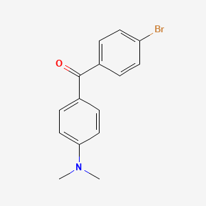 molecular formula C15H14BrNO B14335080 (4-Bromophenyl)[4-(dimethylamino)phenyl]methanone CAS No. 105728-76-5