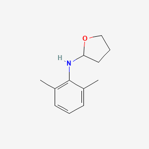 N-(2,6-Dimethylphenyl)oxolan-2-amine