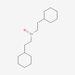 Bis(2-cyclohexylethyl)stannanone