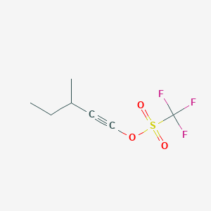 3-Methylpent-1-yn-1-yl trifluoromethanesulfonate