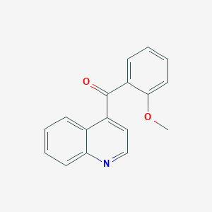 molecular formula C17H13NO2 B1433513 4-(2-Methoxybenzoyl)quinoline CAS No. 1706462-31-8