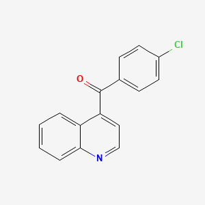 molecular formula C16H10ClNO B1433514 4-(4-氯苯甲酰)喹啉 CAS No. 169957-23-7