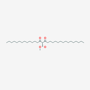 molecular formula C33H62O4 B14335150 Methyl 3-oxo-2-tetradecanoyloctadecanoate CAS No. 103576-47-2