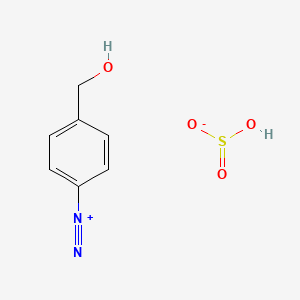 4-(Hydroxymethyl)benzenediazonium bisulfite