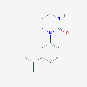 1-[3-(Propan-2-yl)phenyl]-1,3-diazinan-2-one