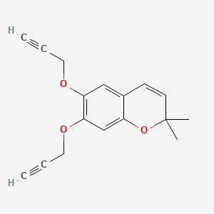 2H-1-Benzopyran, 2,2-dimethyl-6,7-bis(2-propynyloxy)-